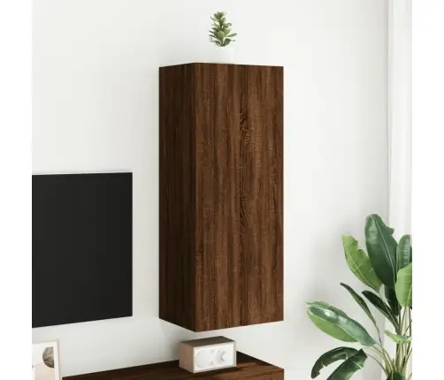 Tv Sienas Skapītis, Brūns, 40,5X30X102 Cm, Inženierijas Koks Vidaxl Tv Sienas Skapītis, Brūns, 40,5X30X102 Cm, Inženierijas Koks Vidaxl