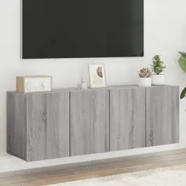 Seina Telerikapid 2 Tk, Hall Sonoma Tamm, 60 X 30 X 41 Cm