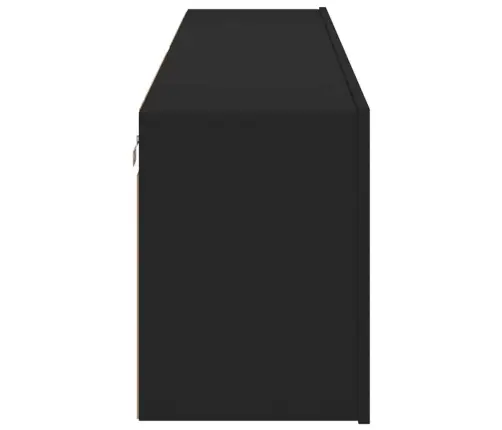 Prie Sienos Montuojamos Tv Spintelės, 2Vnt., Juodos, 80X30X41Cm Prie Sienos Montuojamos Tv Spintelės, 2Vnt., Juodos, 80X30X41Cm