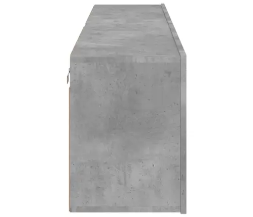 Seinale Kinnitatavad Telerikapid 2 Tk, Betoonhall, 80X30X41 Cm