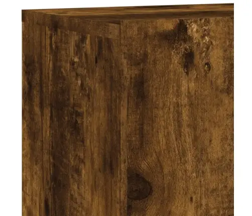 Prie Sienos Montuojama Tv Spintelė, Dūminio Ąžuolo, 80X30X41Cm