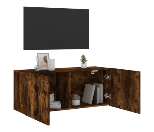 Tv Sienas Skapītis, Ozolkoka Krāsa, 100X30X41 Cm Vidaxl