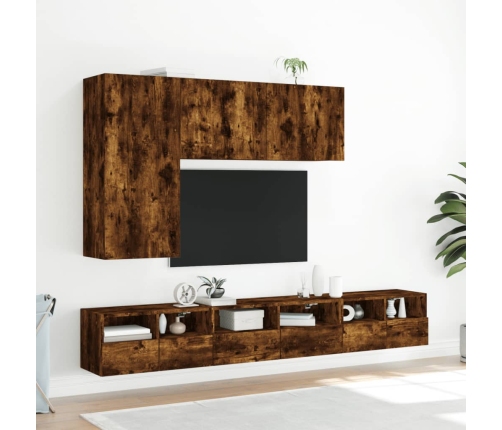 Tv Sienas Skapītis, Ozolkoka Krāsa, 100X30X41 Cm Vidaxl