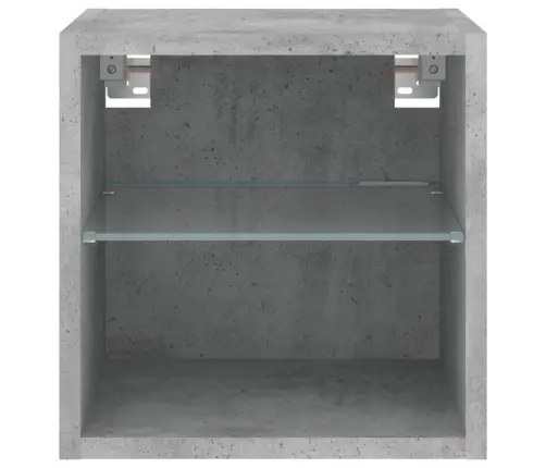 Tv Galdiņi Ar Led Lampiņām, Betona Pelēks, 30X28,5X30 Cm Vidaxl