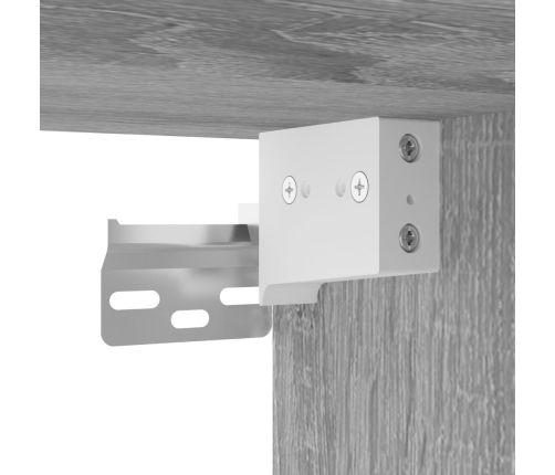 Tv Skapītis Ar Led Lampiņām, Pelēka Ozola Krāsa, 30X28,5X30 Cm Vidaxl