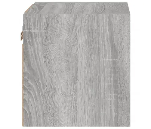Tv Skapītis Ar Led Lampiņām, Pelēka Ozola Krāsa, 30X28,5X30 Cm Vidaxl