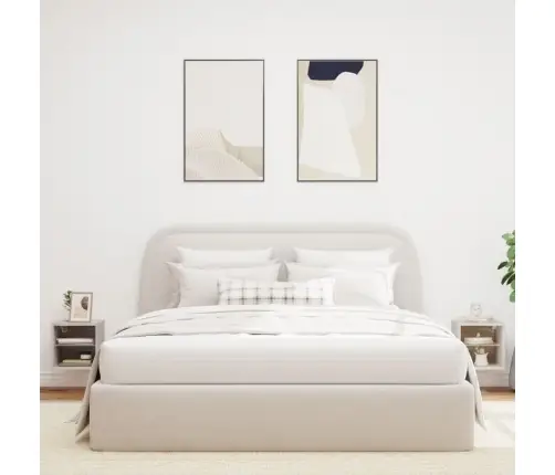 Tv Plaukti Ar Led Lampiņām, 2 Gab., 30X28,5X30 Cm, Pelēka Ozola Vidaxl