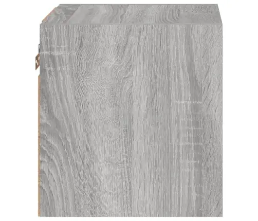 Tv Plaukti Ar Led Lampiņām, 2 Gab., 30X28,5X30 Cm, Pelēka Ozola Vidaxl