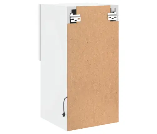 Tv Skapītis Ar Led Lampiņām, Balts, 30,5X30X60 Cm Vidaxl