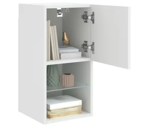 Led-Tuledega Telerikapid 2 Tk, Valge, 30,5 X 30 X 60 Cm