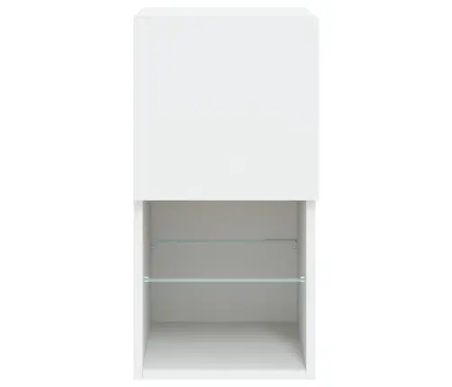 Led-Tuledega Telerikapid 2 Tk, Valge, 30,5 X 30 X 60 Cm