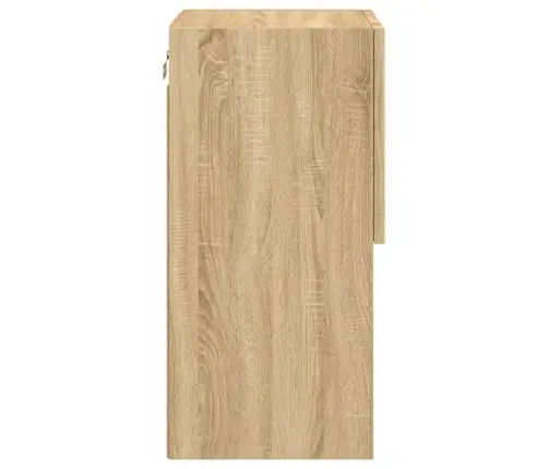 Tv Spintelės Su Led Lemputėmis, 2Vnt., Ąžuolo, 30,5X30X60Cm