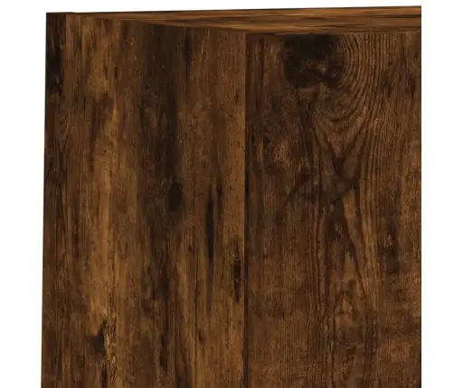 Tv Plaukti Ar Led Lampiņām, 2 Gab., Koka Krāsa, 30,5X30X60 Cm Vidaxl