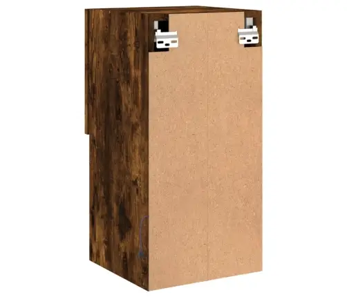 Tv Plaukti Ar Led Lampiņām, 2 Gab., Koka Krāsa, 30,5X30X60 Cm Vidaxl