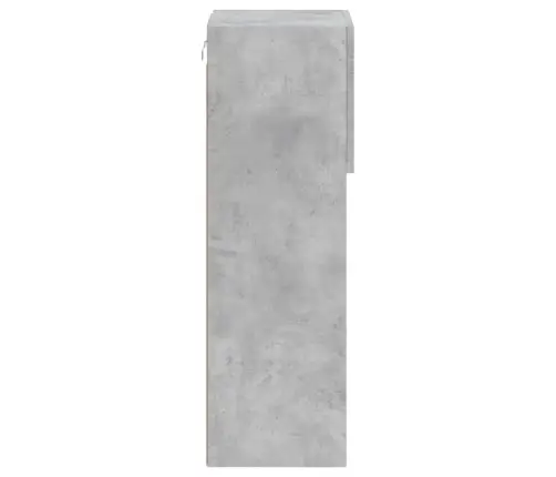 Tv Spintelė Su Led Lemputėmis, Betono Pilka, 30,5X30X90Cm