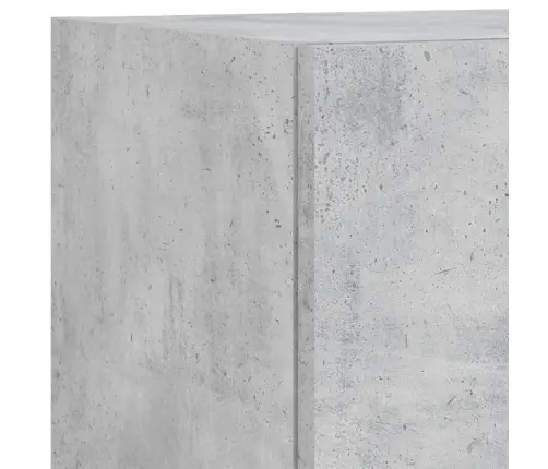 Tv Spintelės Su Led Lemputėmis, 2Vnt., Betono, 30,5X30X90Cm Tv Spintelės Su Led Lemputėmis, 2Vnt., Betono, 30,5X30X90Cm