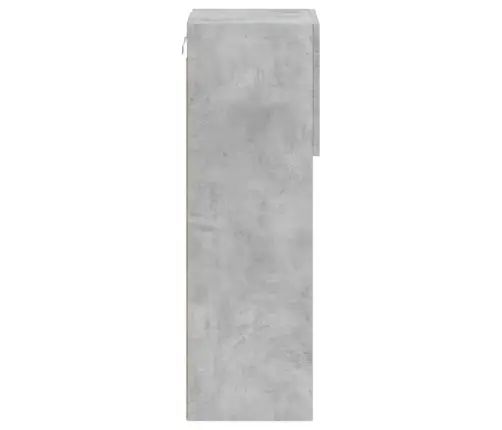 Tv Spintelės Su Led Lemputėmis, 2Vnt., Betono, 30,5X30X90Cm Tv Spintelės Su Led Lemputėmis, 2Vnt., Betono, 30,5X30X90Cm