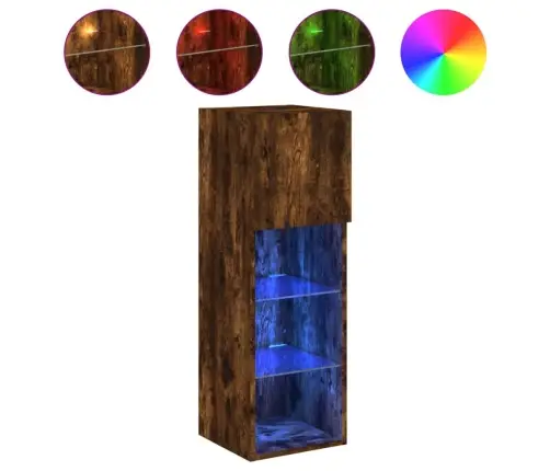 Tv Skapītis Ar Led Apgaismojumu, Ozolkoka Krāsa, 30,5X30X90 Cm Vidaxl Tv Skapītis Ar Led Apgaismojumu, Ozolkoka Krāsa, 30,5X30X90 Cm Vidaxl