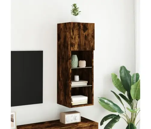 Tv Skapītis Ar Led Apgaismojumu, Ozolkoka Krāsa, 30,5X30X90 Cm Vidaxl Tv Skapītis Ar Led Apgaismojumu, Ozolkoka Krāsa, 30,5X30X90 Cm Vidaxl