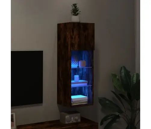 Tv Skapītis Ar Led Apgaismojumu, Ozolkoka Krāsa, 30,5X30X90 Cm Vidaxl Tv Skapītis Ar Led Apgaismojumu, Ozolkoka Krāsa, 30,5X30X90 Cm Vidaxl