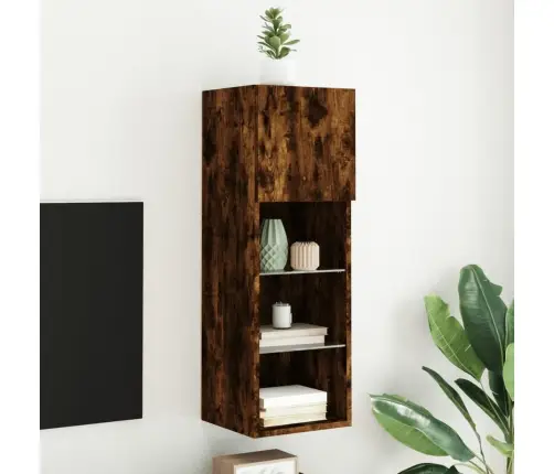 Tv Skapītis Ar Led Apgaismojumu, Ozolkoka Krāsa, 30,5X30X90 Cm Vidaxl Tv Skapītis Ar Led Apgaismojumu, Ozolkoka Krāsa, 30,5X30X90 Cm Vidaxl