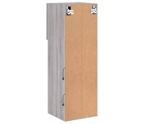 Telerikapp Led-Tuledega, Hall Sonoma Tamm, 30,5 X 30 X 90 Cm