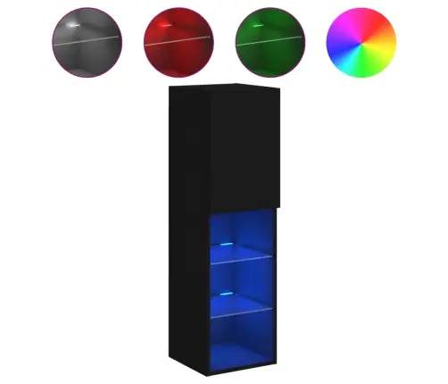 Tv Skapītis Ar Led Apgaismojumu, Melns, 30,5X30X102 Cm Vidaxl Tv Skapītis Ar Led Apgaismojumu, Melns, 30,5X30X102 Cm Vidaxl