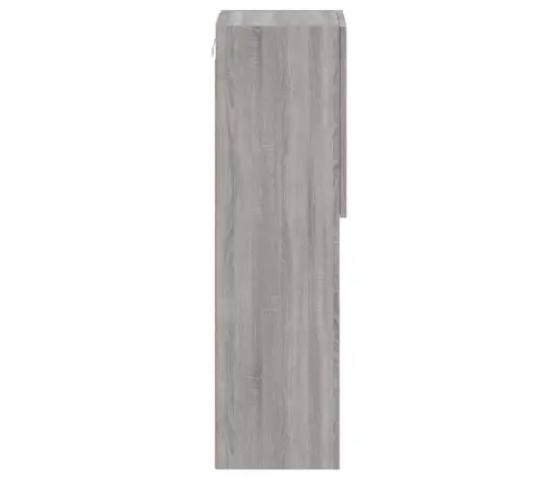 Tv Skapīši Ar Led, 2 Gab., 30,5X30X102 Cm, Pelēka Ozola Krāsa Vidaxl