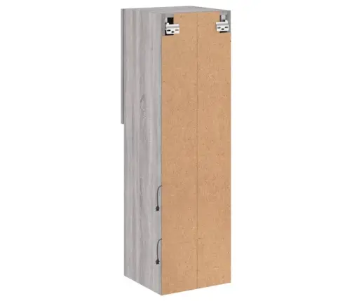 Tv Skapīši Ar Led, 2 Gab., 30,5X30X102 Cm, Pelēka Ozola Krāsa Vidaxl