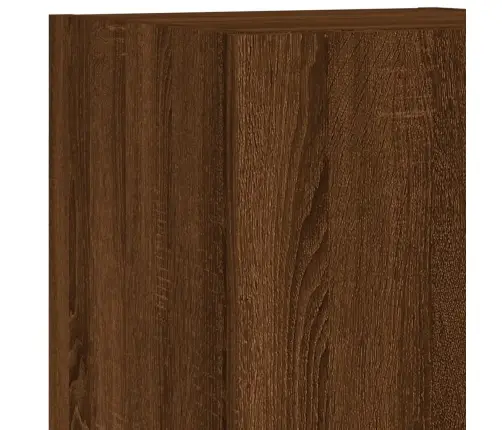 Tv Skapīši Ar Led, 2 Gab., Brūna Ozolkoka Krāsa, 30,5X30X102 Cm Vidaxl