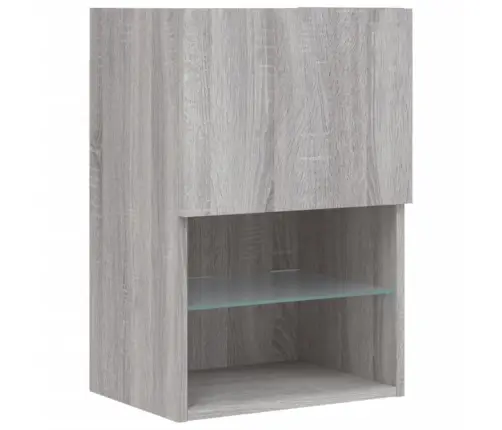 Led-Tuledega Telerikapp, Hall Sonoma Tamm, 40,5 X 30 X 60 Cm Led-Tuledega Telerikapp, Hall Sonoma Tamm, 40,5 X 30 X 60 Cm
