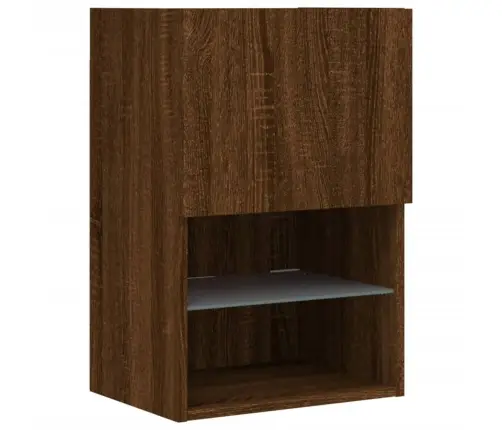 Led-Tuledega Telerikapp, Pruun Tamm, 40,5 X 30 X 60 Cm
