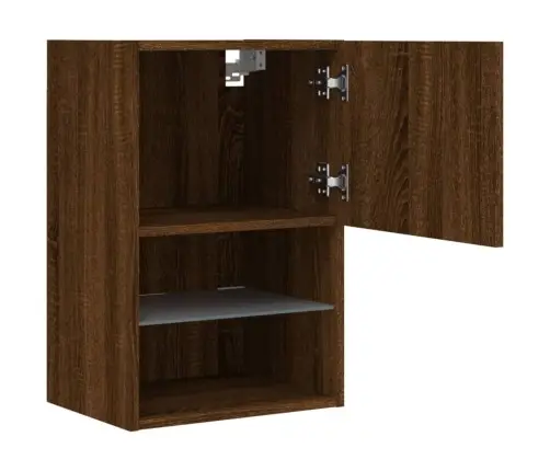 Led-Tuledega Telerikapp, Pruun Tamm, 40,5 X 30 X 60 Cm