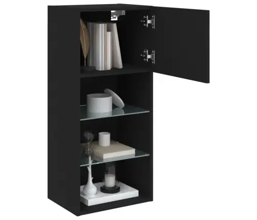 Led-Tuledega Telerikapp, Must, 40,5 X 30 X 90 Cm