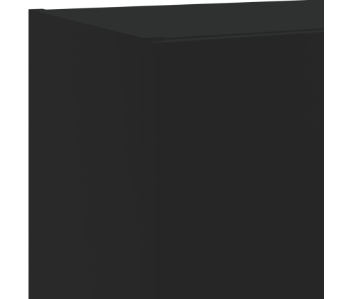 Tv Skapītis Ar Led Apgaismojumu, Melns, 40,5X30X102 Cm Vidaxl