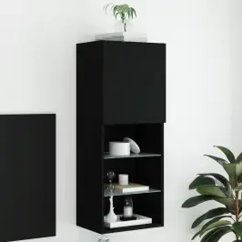 Led-Tuledega Telerikapp, Must, 40,5 X 30 X 102 Cm