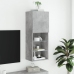 Tv Skapītis Ar Led Apgaismojumu, Betona Pelēks, 40,5X30X102 Cm Vidaxl