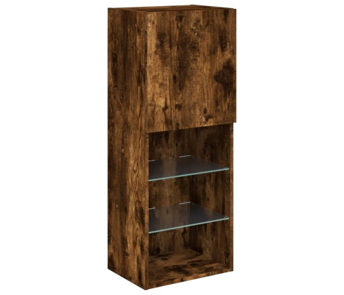 Led-Tuledega Telerikapp, Suitsutatud Tamm, 40,5 X 30 X 102 Cm