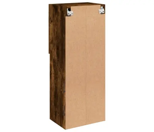 Tv Skapītis Ar Led Apgaismojumu, Ozolkoka Krāsa, 40,5X30X102 Cm Vidaxl