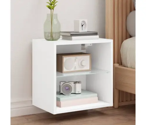 Seinale Kinnitatav Öökapp Led-Tuledega, Valge