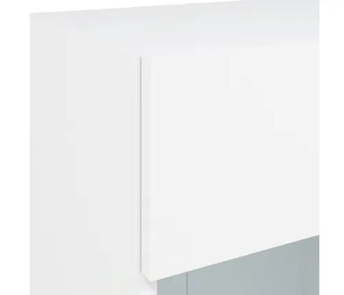 Tv Galdiņš Ar Led Lampiņām, Balti, 40X30X60,5 Cm Vidaxl