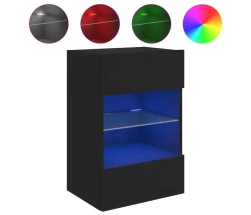 Teleri Seinakapp Led-Tuledega, Must, 40 X 30 X 60,5 Cm Teleri Seinakapp Led-Tuledega, Must, 40 X 30 X 60,5 Cm