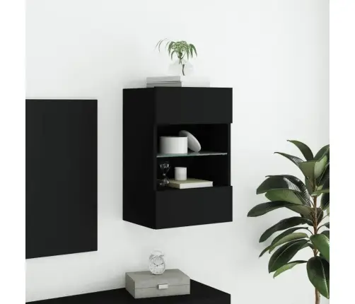 Teleri Seinakapp Led-Tuledega, Must, 40 X 30 X 60,5 Cm Teleri Seinakapp Led-Tuledega, Must, 40 X 30 X 60,5 Cm