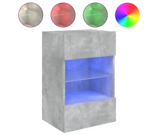 Tv Galdiņi Ar Led Lampiņām, Betona Pelēki, 40X30X60,5 Cm Vidaxl Tv Galdiņi Ar Led Lampiņām, Betona Pelēki, 40X30X60,5 Cm Vidaxl