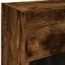 Tv Plaukti Ar Led Lampiņām, 40X30X60,5 Cm, Ozolkoka Krāsā Vidaxl