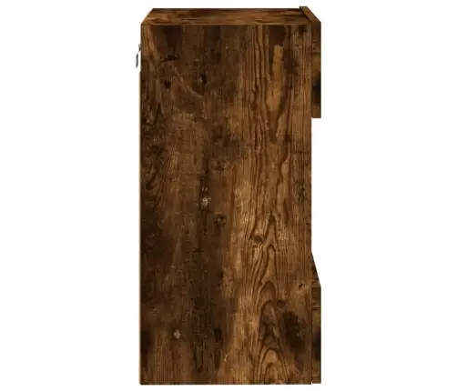Tv Plaukti Ar Led Lampiņām, 40X30X60,5 Cm, Ozolkoka Krāsā Vidaxl