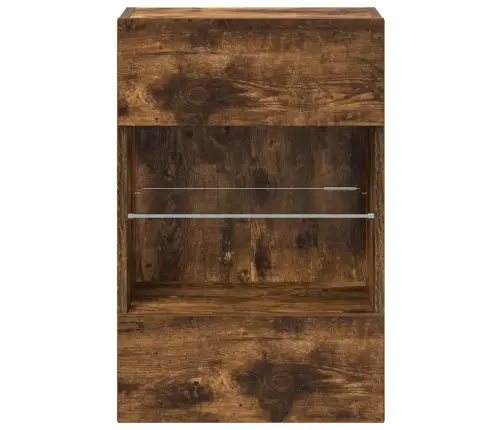 Sienas Skapīši Ar Led Apgaismojumu Televizoram, 2 Gb., 40X30X60,5Cm, Ozolkoka Krāsa Vidaxl Sienas Skapīši Ar Led Apgaismojumu Televizoram, 2 Gb., 40X30X60,5Cm, Ozolkoka Krāsa Vidaxl