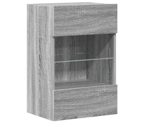 Sienas Skapīši Ar Led Apgaismojumu Televizoram, 2 Gab., 40X30X60,5 Cm, Pelēka Ozola Vidaxl Sienas Skapīši Ar Led Apgaismojumu Televizoram, 2 Gab., 40X30X60,5 Cm, Pelēka Ozola Vidaxl