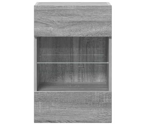 Sienas Skapīši Ar Led Apgaismojumu Televizoram, 2 Gab., 40X30X60,5 Cm, Pelēka Ozola Vidaxl Sienas Skapīši Ar Led Apgaismojumu Televizoram, 2 Gab., 40X30X60,5 Cm, Pelēka Ozola Vidaxl