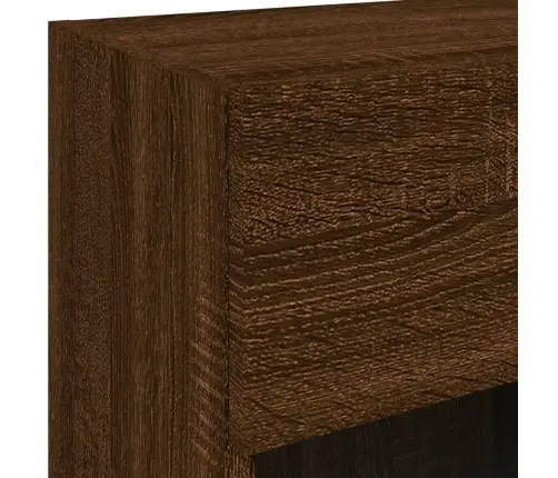 Tv Plaukti Ar Led Lampiņām, 40X30X60,5 Cm, Brūna Ozolkoka Vidaxl Tv Plaukti Ar Led Lampiņām, 40X30X60,5 Cm, Brūna Ozolkoka Vidaxl